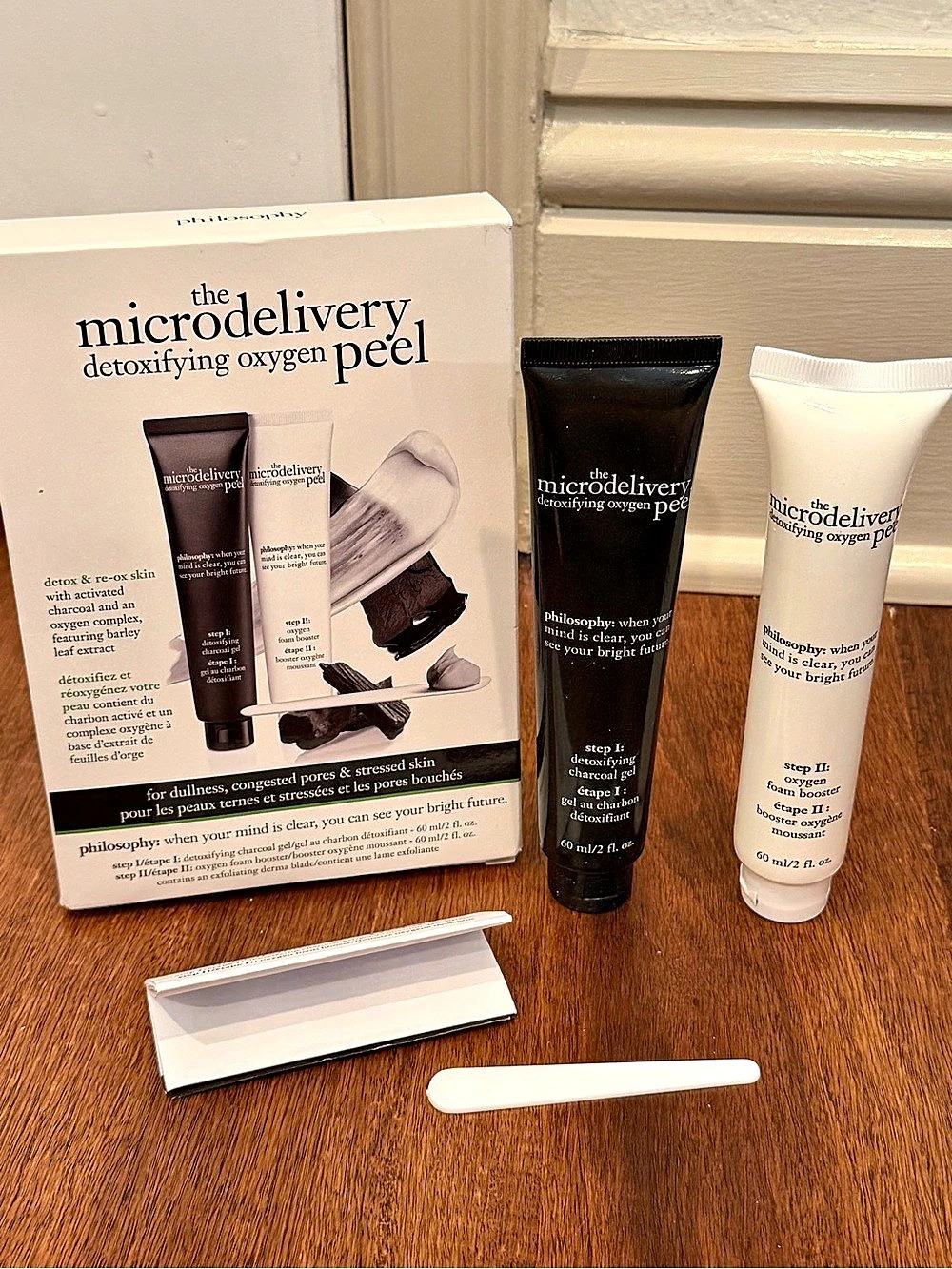 philosophy the microdelivery detoxifying oxygen peel Set NWT